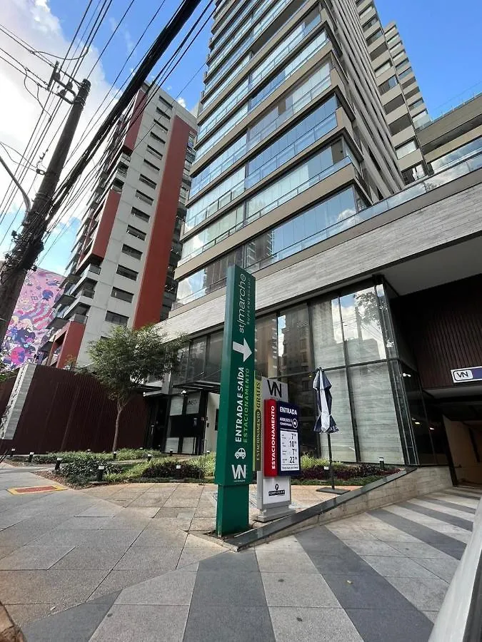 Loft De Luxo Com Varanda E Entrada Ao St Marche Jardins Apartamento São Paulo