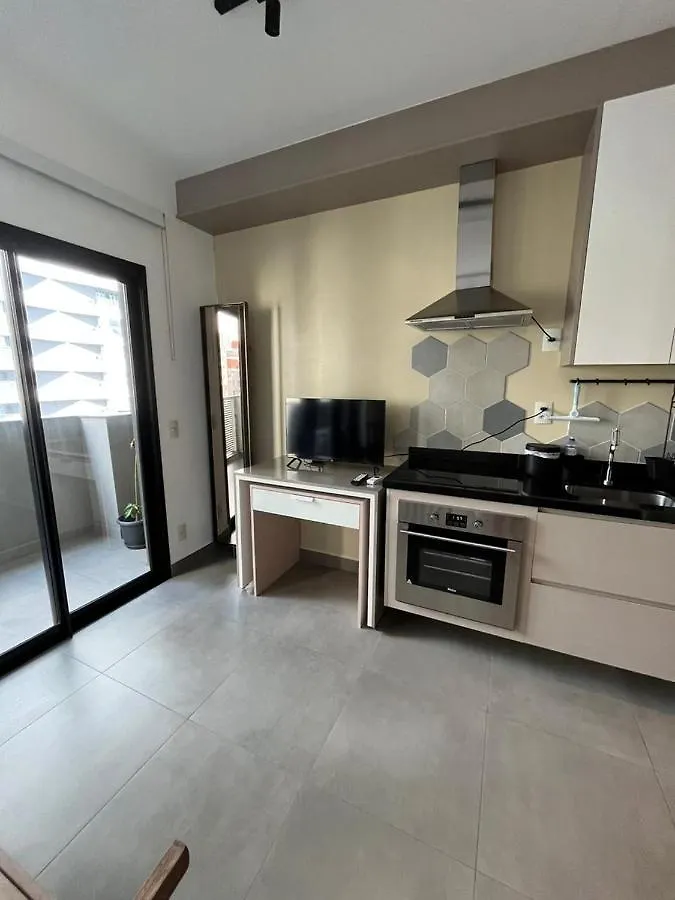 Loft De Luxo Com Varanda E Entrada Ao St Marche Jardins Apartamento São Paulo