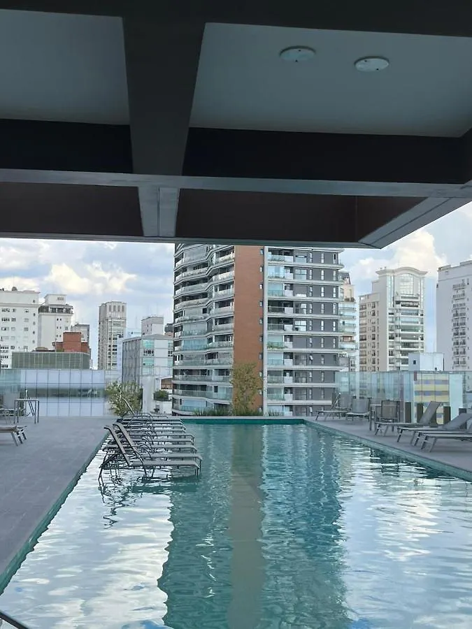 Loft De Luxo Com Varanda E Entrada Ao St Marche Jardins Apartamento São Paulo