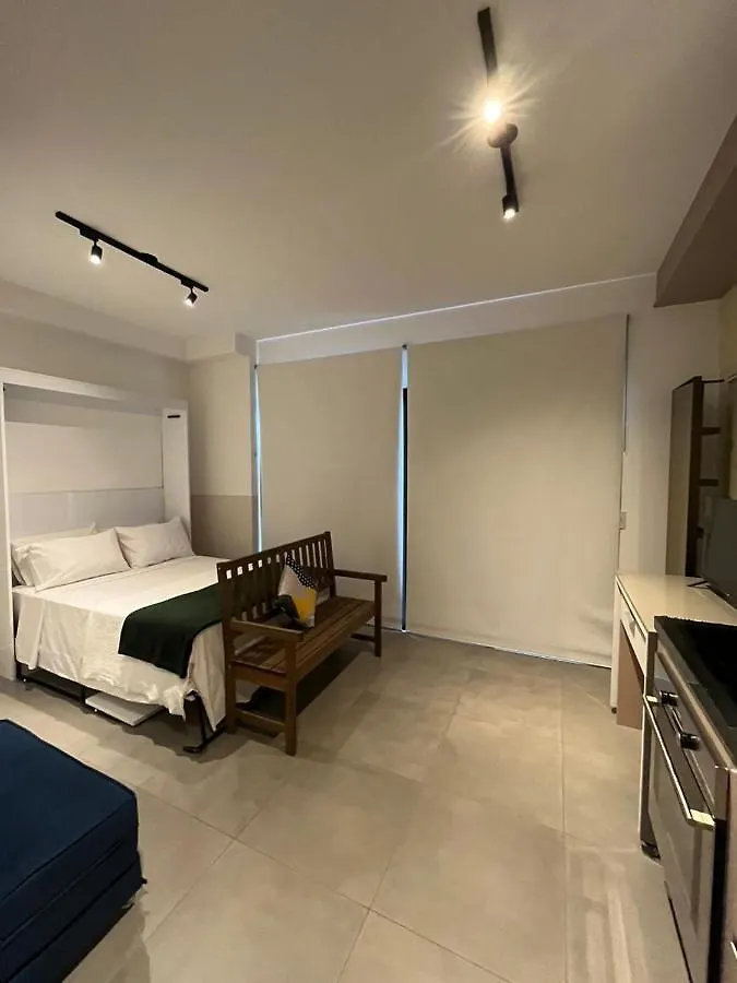 Loft De Luxo Com Varanda E Entrada Ao St Marche Jardins Apartamento São Paulo