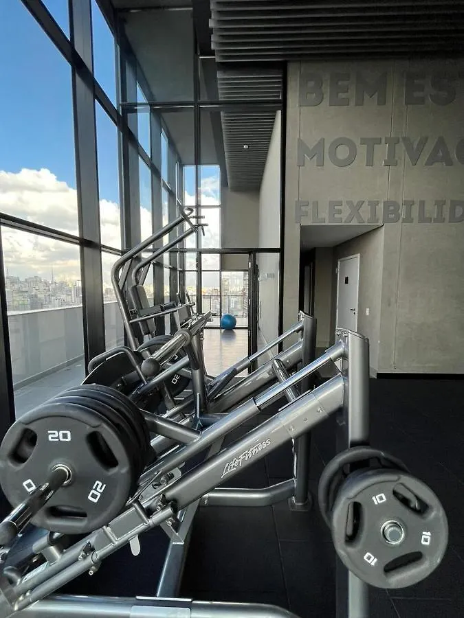Loft De Luxo Com Varanda E Entrada Ao St Marche Jardins Apartamento São Paulo