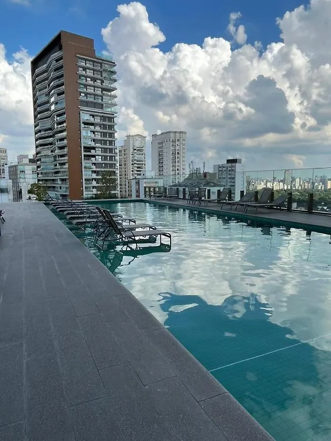 Loft De Luxo Com Varanda E Entrada Ao St Marche Jardins Lejlighed São Paulo